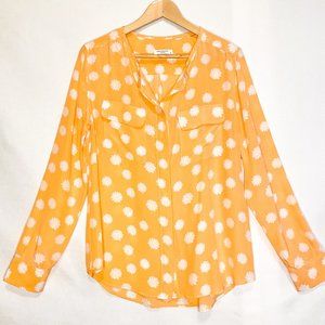 NWT Equipment Silk Blouse in Peach Floral Print